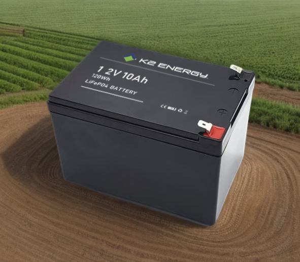 K2 12v 10Ah Lithium Ion Battery - LiFePO4 Deep Cycle - Camping RV Solar