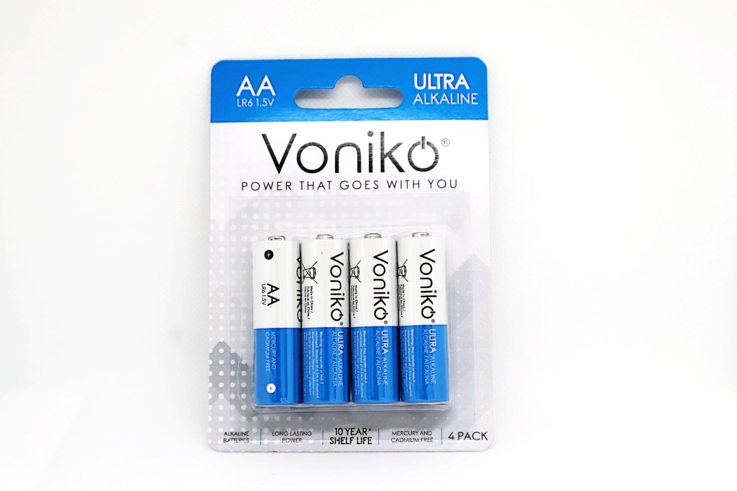 AA 1.5V Ultral Alkaline Battery 4 Pack - Bug 2 Get 1 Free!