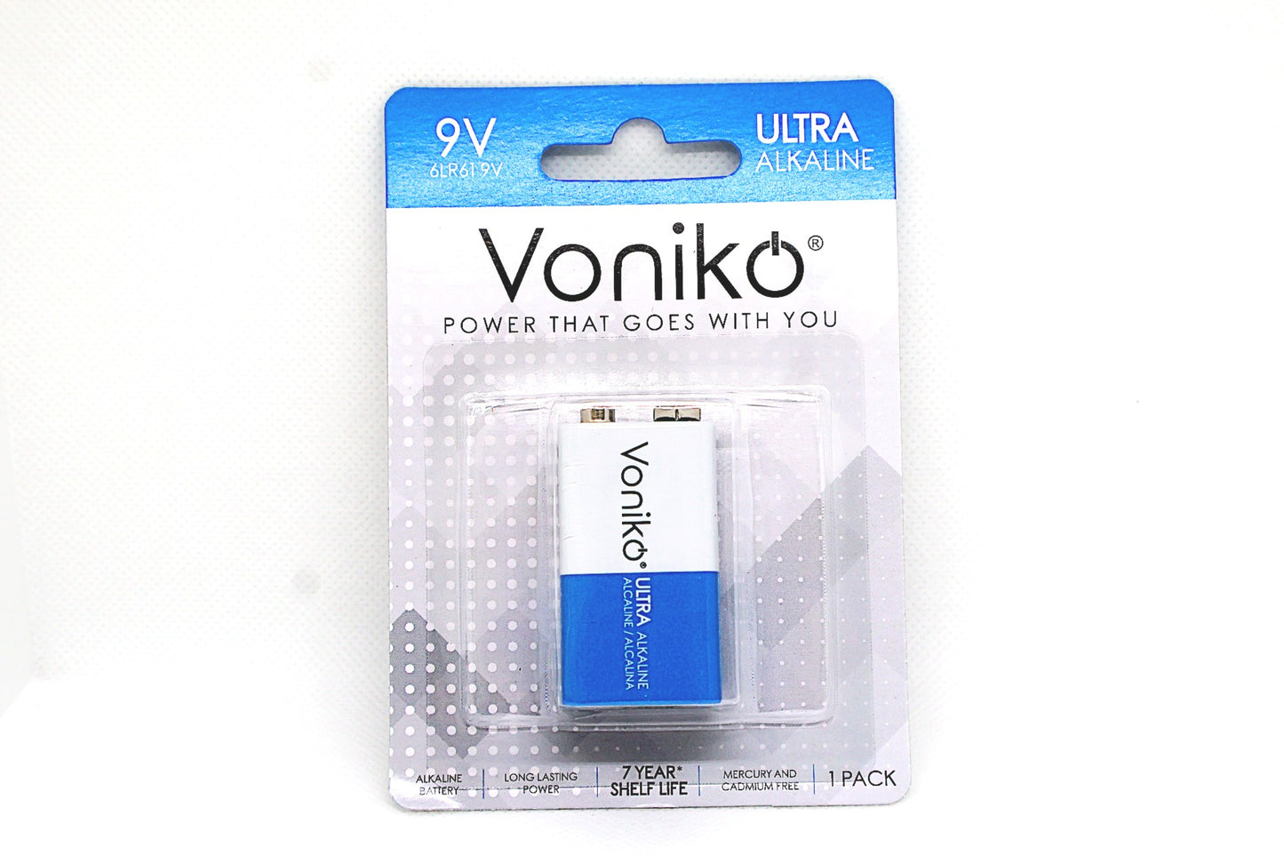 9V Ultra Alkaline Battery 1 Pack - Buy 2 Get 1 Free!