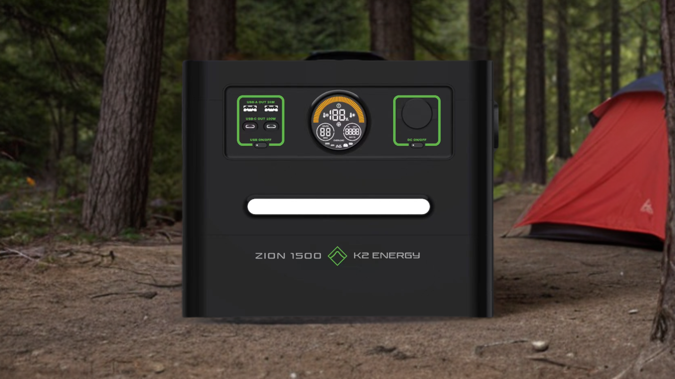 K2 Lithium Portable Power Station 1500W